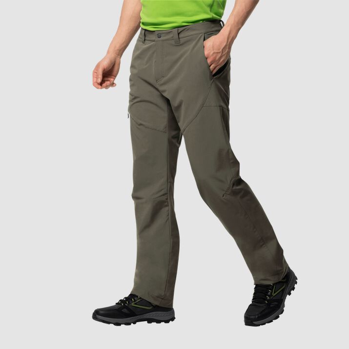 Pantalón Senderismo Jack Wolfskin Chilly Track Xt Hombre Verdes Oscuro Mexico-9286347